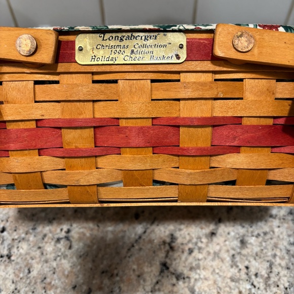 Vintage Longaberger 1996 Holiday Cheer Basket - Picture 10 of 16